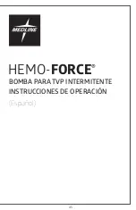 Предварительный просмотр 45 страницы Medline HEMO-FORCE MDS600INT2 User Manual