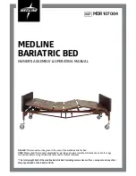 Medline MDR107004 Owners Assembly & Operating Manual предпросмотр