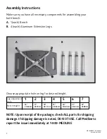 Preview for 2 page of Medline MDS89740KD Assembly Instructions Manual