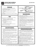 Preview for 2 page of Medline MDSP3044 Quick Start Manual