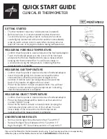 Medline MDSTH1002 Quick Start Manual предпросмотр