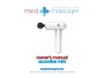 Предварительный просмотр 1 страницы MedMassager accuvibe mini Owner'S Manual