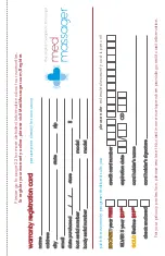 Preview for 3 page of MedMassager MMF07 Owner'S Manual