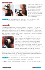 Preview for 13 page of MedMassager MMF07 Owner'S Manual