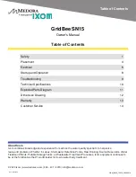 Preview for 2 page of Medora GridBee SN15 Owner'S Manual