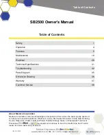 Preview for 2 page of Medora SolarBee SB2500 Owner'S Manual