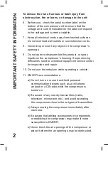 Preview for 4 page of MedPro 705-470 Instructions Manual