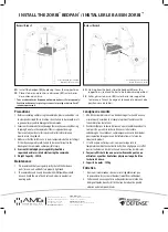 Preview for 4 page of MedPro DEFENSE COMFORT PLUS Assembly Instructions