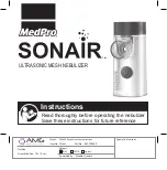 MedPro SONAIR Instructions Manual preview