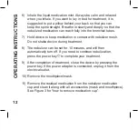 Preview for 14 page of MedPro SONAIR Instructions Manual