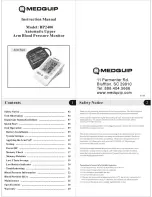 Предварительный просмотр 1 страницы Medquip BP2400 Instruction Manual