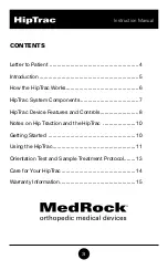 Preview for 3 page of MedRock HipTrac Instruction Manual