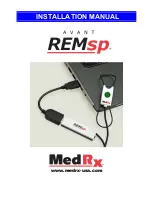 MedRx Avant REMsp Installation Manual preview