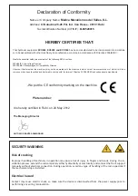 Preview for 2 page of Medva ECO240 BAC Instruction Manual