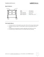 Preview for 6 page of MedViron Guardian Rise Bassinet Operation & Maintenance Manual