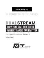 MEE AUDIO AF-S1 User Manual preview