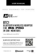 Preview for 1 page of MEE AUDIO BTC1 User Manual