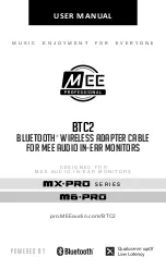 Preview for 1 page of MEE AUDIO BTC2 User Manual