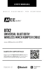 MEE AUDIO BTX2 User Manual preview