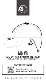 MEE AUDIO M6 VR Manual preview