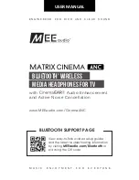 MEE AUDIO MATRIX CINEMA ANC User Manual предпросмотр