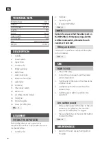 Preview for 20 page of Meec tools 006299 Operating Instructions Manual