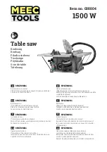 Preview for 1 page of Meec tools 008804 Operating Instructions Manual