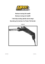 Meec tools 010-137 Operating Instructions Manual preview