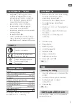 Preview for 11 page of Meec tools 010989 Operating Instructions Manual