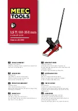 Preview for 1 page of Meec tools 011853 Operating Instructions Manual