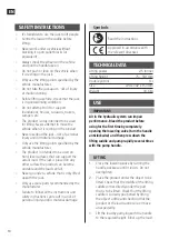 Preview for 10 page of Meec tools 012148 Operating Instructions Manual