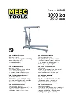 Preview for 1 page of Meec tools 013933 Operating Instructions Manual