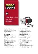 Meec tools 015273 Manual preview