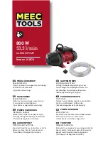 Preview for 1 page of Meec tools 015274 Operating Instructions Manual