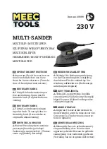 Meec tools 019199 Operating Instructions Manual preview