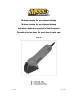 Meec tools 020-155 Operating Instructions Manual preview