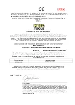 Preview for 3 page of Meec tools 071026 Operating Instructions Manual