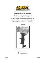 Meec tools 074-414 Operating Instructions Manual preview