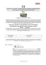 Preview for 3 page of Meec tools 082-207 Operating Instructions Manual