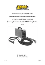 Meec tools 210-053 Operating Instructions Manual preview