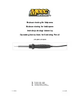 Meec tools 213-028 Operating Instructions preview