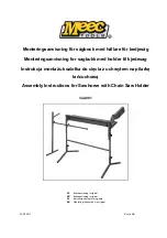 Preview for 1 page of Meec tools 342-001 Assembly Instructions Manual