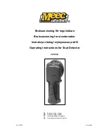 Meec tools 405-042 Operating Instructions Manual preview