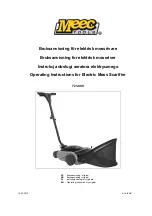 Meec tools 721-099 Operating Instructions Manual preview