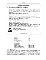 Preview for 3 page of Meec tools 725-022 Operating Instructions Manual