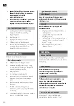 Preview for 24 page of Meec tools Multiseries 016364 Operating Instructions Manual