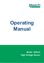 Preview for 1 page of Meech 900vs2 Operating Manual