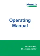 Meech 914EX Operating Manual предпросмотр