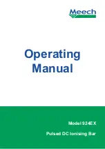 Meech 924EX Operating Manual предпросмотр