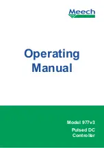 Предварительный просмотр 1 страницы Meech 977v3 Operating Manual